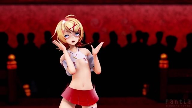 【鏡音リン】巫女風リンちゃん「極楽浄土」【Dance＆SEX】 サンプル画像