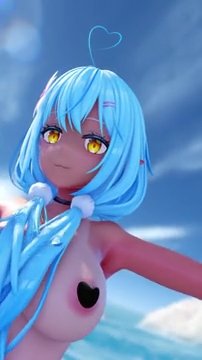[MMD] 雪花ラミィ / Lamy  -The Magic Bomb /トントンダンス [ホロライブ / hololive] R-18