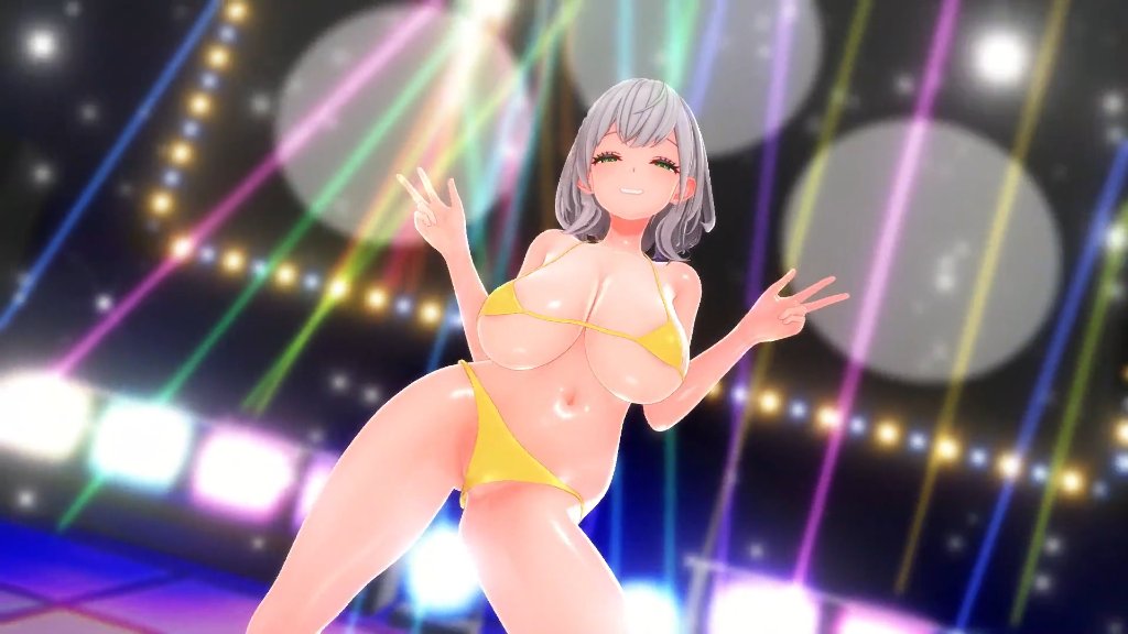 ノエル団長の恥じらい0のエロエロダンス サンプル画像