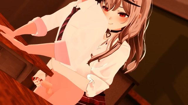 沙〇〇ク〇ヱ 放課後の教室でエッチないたずら サンプル画像