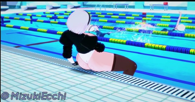 2B Masturbation Pool 🔥NieR:Automata サンプル画像