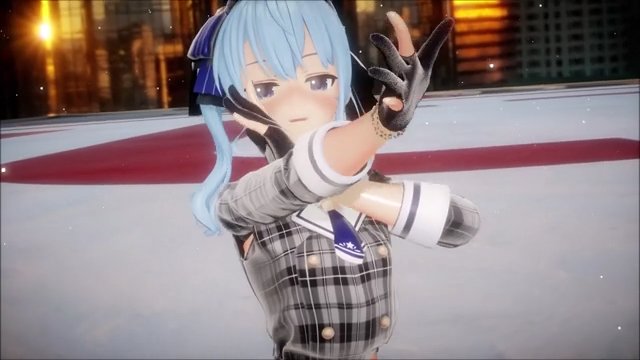 【MMDホロライブ】星街すいせい Gimme×Gimme サンプル画像