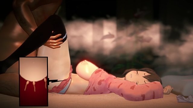 おじさんに生ハメ睡眠姦で子種植えつけられるメイちゃん サンプル画像