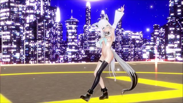 【MMDホロライブ】白上フブ〇 太陽系デスコ サンプル画像