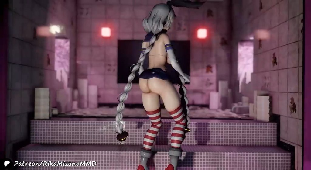 島風コスプレの紲星あかりの激シコダンス サンプル画像