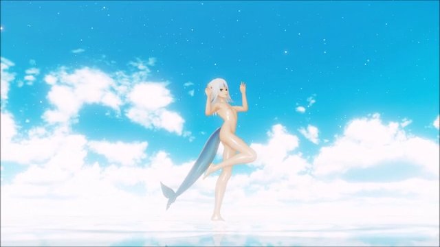 【MMDホロライブ】がうる・ぐら Marine Dreamin' サンプル画像