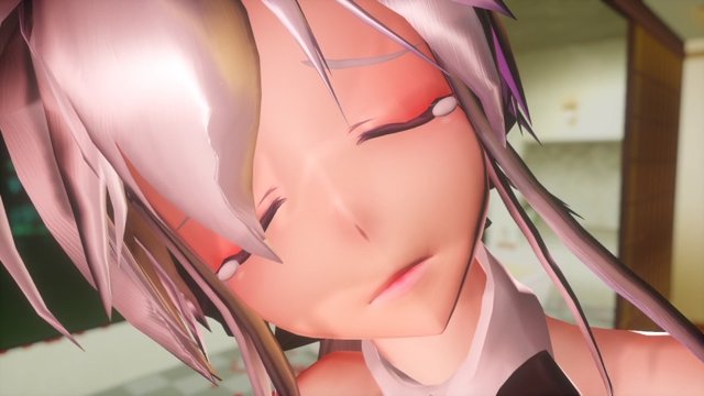(SEX) HAKU(弱音ハク) - Stand and carry (540p 20fps Uncensored nude) サンプル画像