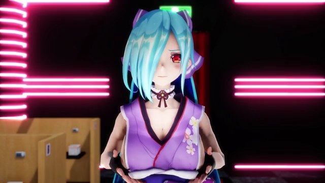 【お仕置きパイズリ】それ次やったら本当"これ"だからね【MMD/R-18】 サンプル画像