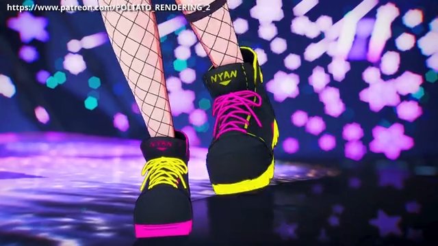【MMD ホロライブ】《Towa (常闇トワ)》~《Giga - CH4NGE ft.Kafu》 サンプル画像