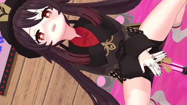 胡桃,Hu Taoのディルド遊び,Dildo Play サンプル画像