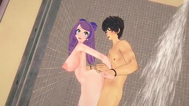 ミモザ先生がドスケベオナホボディすぎてシャワー中にハメてしまう動画 サンプル画像