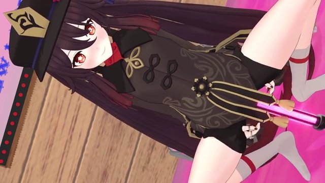 胡桃,Hu Taoのディルド遊び,Dildo Play サンプル画像