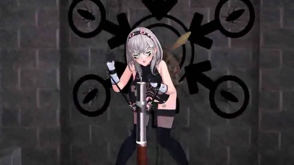 閲覧注意！蟲に孕まされるノエル団長 サンプル画像