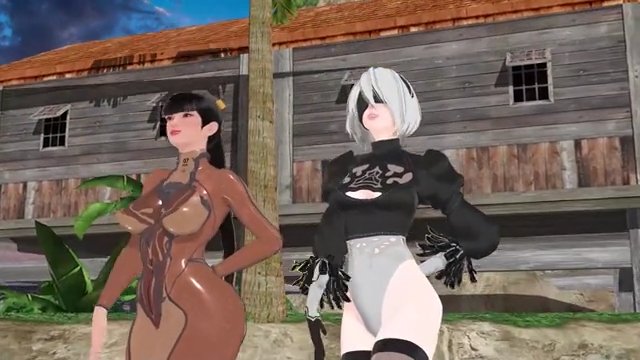 Eve & 2B MMD Girl's Day Expectation サンプル画像