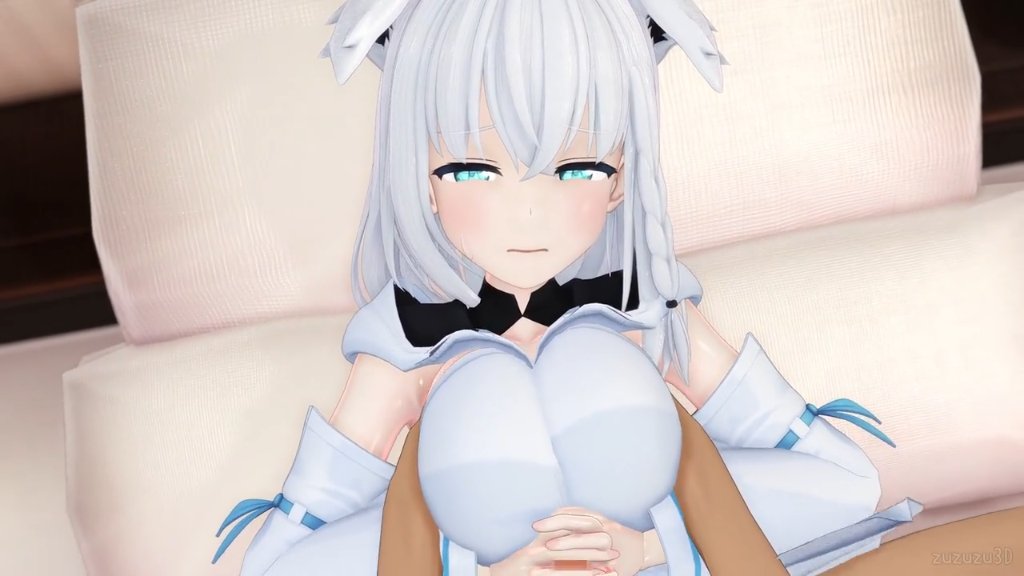 フブちゃんのもちもち巨乳借りてパイズリ サンプル画像
